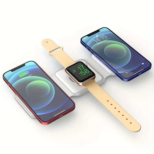 3 IN 1 Magnetic Wireless Charger for iPhone